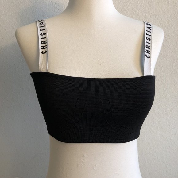 dior crop bralette